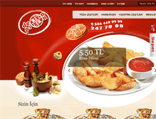 Tablet Screenshot of dezzapizza.com